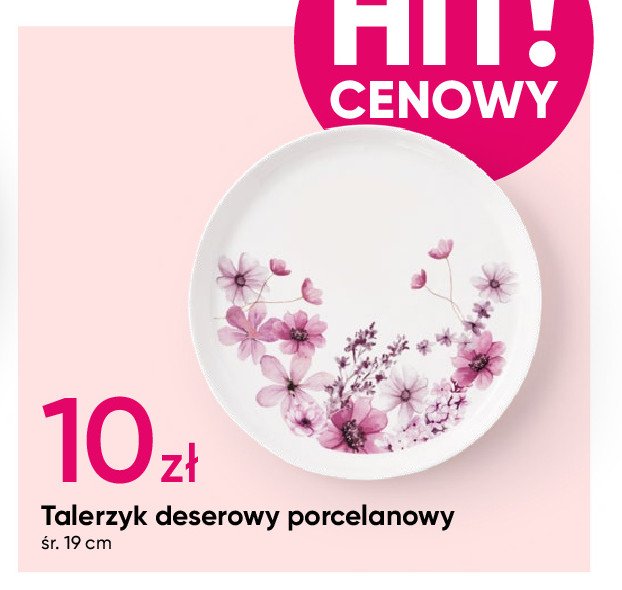 Talerz deserowy  19 cm promocja w Pepco