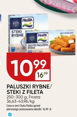 Steki rybne Frosta promocja w Chata Polska
