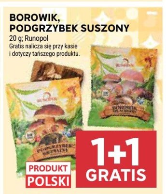 Borowik, podgrzybek suszony Rumopol promocja w Stokrotka