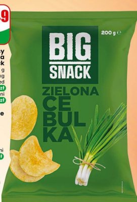 Chipsy zielona cebulka  promocja w Dino