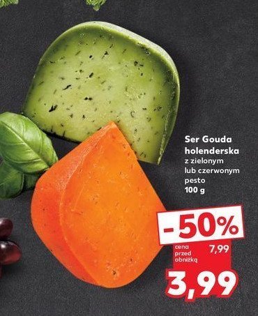 Ser gouda z czerwonym pesto promocja