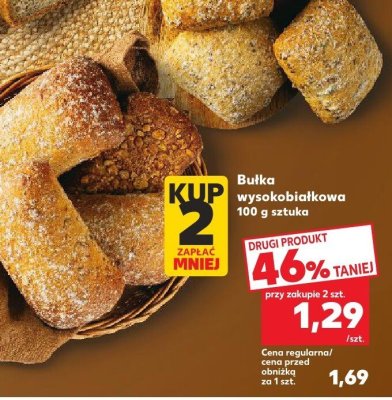 Bułka wysokobiałkowa promocja w Kaufland