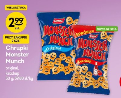 Chrupki ketchup Lorenz monster munch promocja