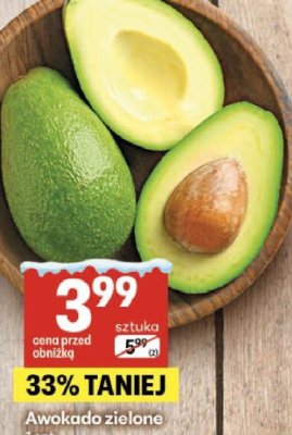 Awokado zielone promocja w Delikatesy Centrum