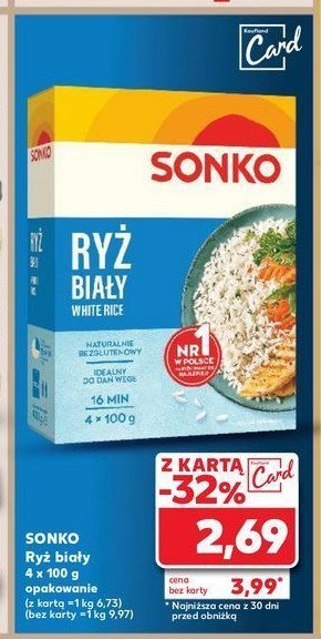 Ryż naturalny Sonko promocja