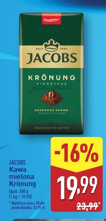 Kawa Jacobs Kronung promocja w Aldi