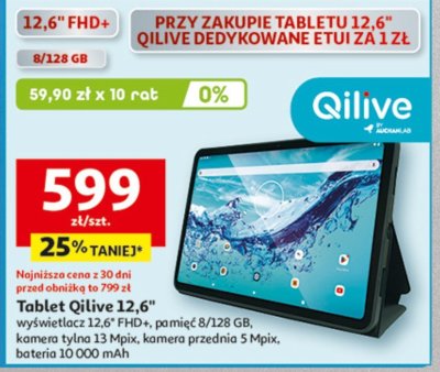Tablet Qilive 12,6" promocja w Auchan
