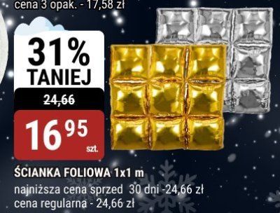 Ścianka foliowa 1x1 m promocja w bi1