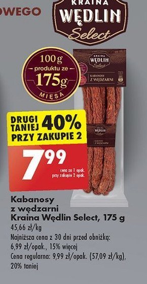 Kabanosy z wędzarni Kraina wędlin promocja