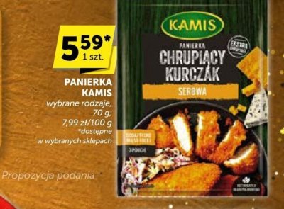 Panierka KAMIS Chrupiący Kurczak Serowa promocja w Groszek