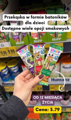 Baton owocowy HiPP BIO  promocja w Kaufland