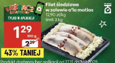 Filet śledziowe w zalewie a'la matias promocja w Delikatesy Centrum