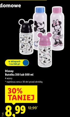 Butelka Disney 350 lub 500 ml promocja w Lidl