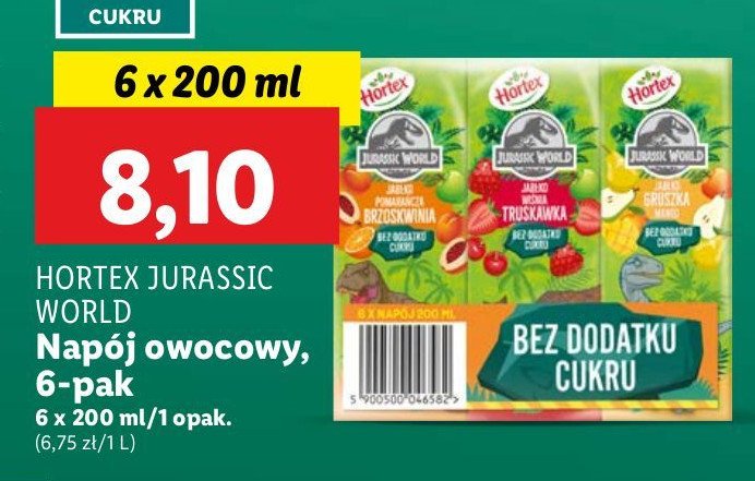 Napój mix Hortex jurassic promocja