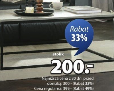 Stolik kawowy DOKKDAL promocja w Jysk