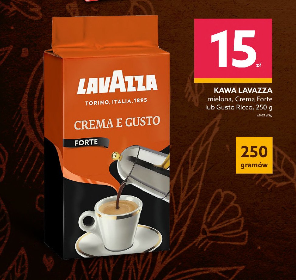 Kawa Lavazza crema & gusto forte promocja