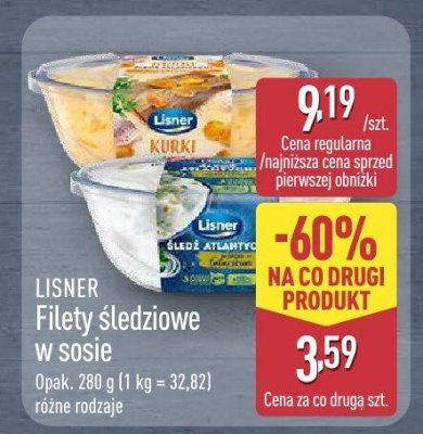 Filety śledziowe w sosie różne rodzaje promocja w Aldi