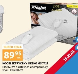 Koc elektryczny ms7419 Mesko-agd promocja