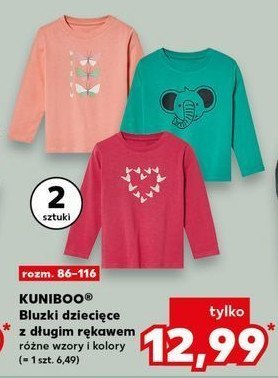 Bluzka ch艂opi臋ca z d艂ugim r臋kawem 86-116 cm Kuniboo promocja