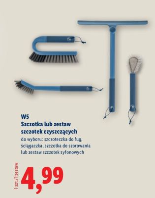 Szczotka / zestaw szczotek czyszczących W5 promocja w Lidl