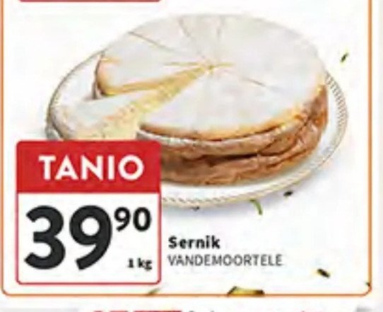 Sernik Vandemoortele promocja