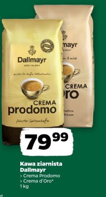 Kawa ziarnista Dallmayr Crema d'Oro promocja w Netto