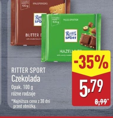 Czekolada różne rodzaje promocja w Aldi