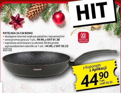 Patelnia 24 cm Bono promocja w Selgros