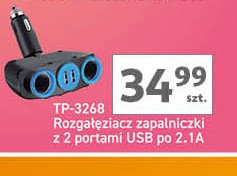 Zasilacz samochodowy tp-3268k Vakoss promocja