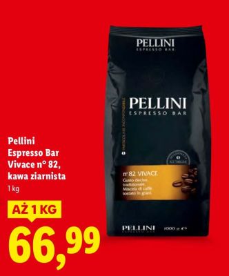 Kawa Pellini Espresso Bar Vivace n° 82, kawa ziarnista promocja w Lidl