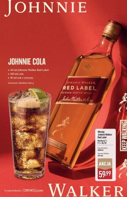 Whisky Johnnie Walker Red Label promocja w Aldi
