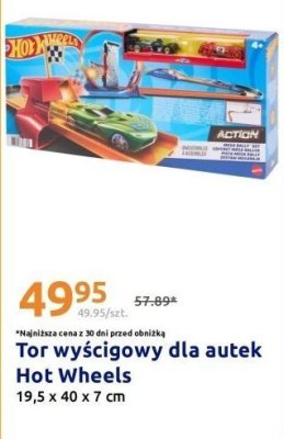 Tor wyścigowy dla autek  promocja w Action