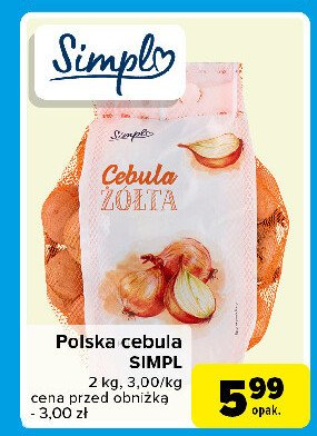 Cebula żółta Simpl promocja