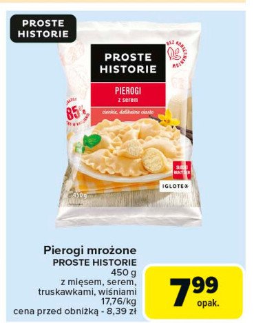 Pierogi z serem Iglotex proste historie promocja