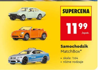 Samochodzik MatchBox promocja w Biedronka