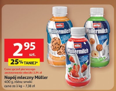 Nap贸j mleczny promocja w Auchan