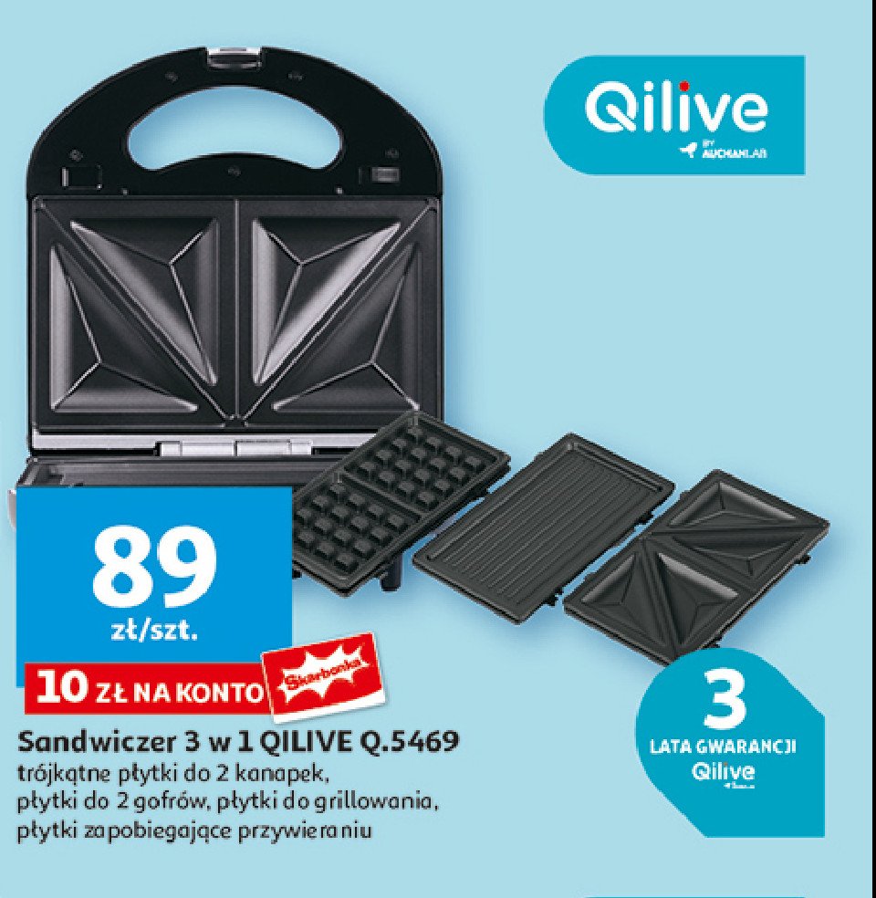 Toster q.5469 Qilive promocja w Auchan