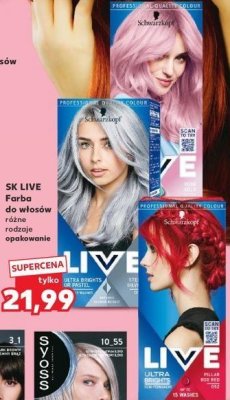 Krem koloryzujący 098 silver Schwarzkopf live ultra brights promocja