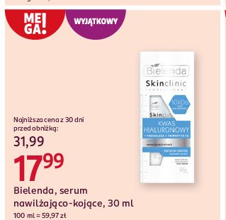 Serum nawilżająco-kojące kwas hialuronowy BIELENDA SKIN CLINIC PROFESSIONAL promocja w Rossmann