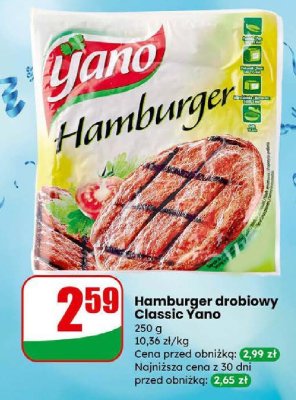 Hamburger drobiowy Classic  promocja w Dino