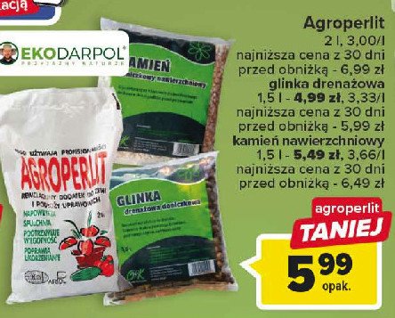Nawóz agro perlit Ekodarpol promocja