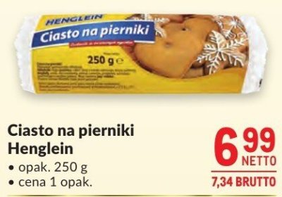 Ciasto na pierniki Henglein promocja w Makro