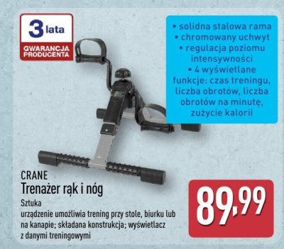 Trenażer rąk i nóg CRANE promocja w Aldi