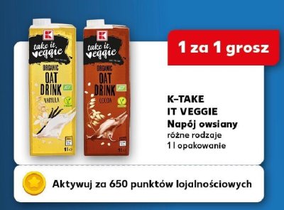 Napój owsiany różne rodzaje promocja w Kaufland