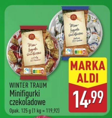Czekoladki WINTER TRAUM Miniaturki czekoladowe promocja w Aldi