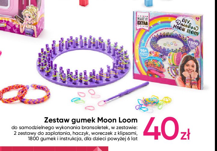 Zestaw gumek moon loom promocja