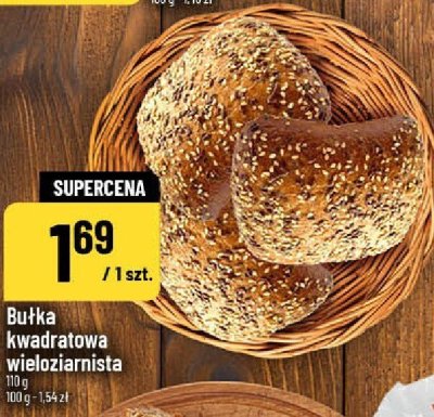 Bułka kwadratowa wieloziarnista promocja w POLOmarket