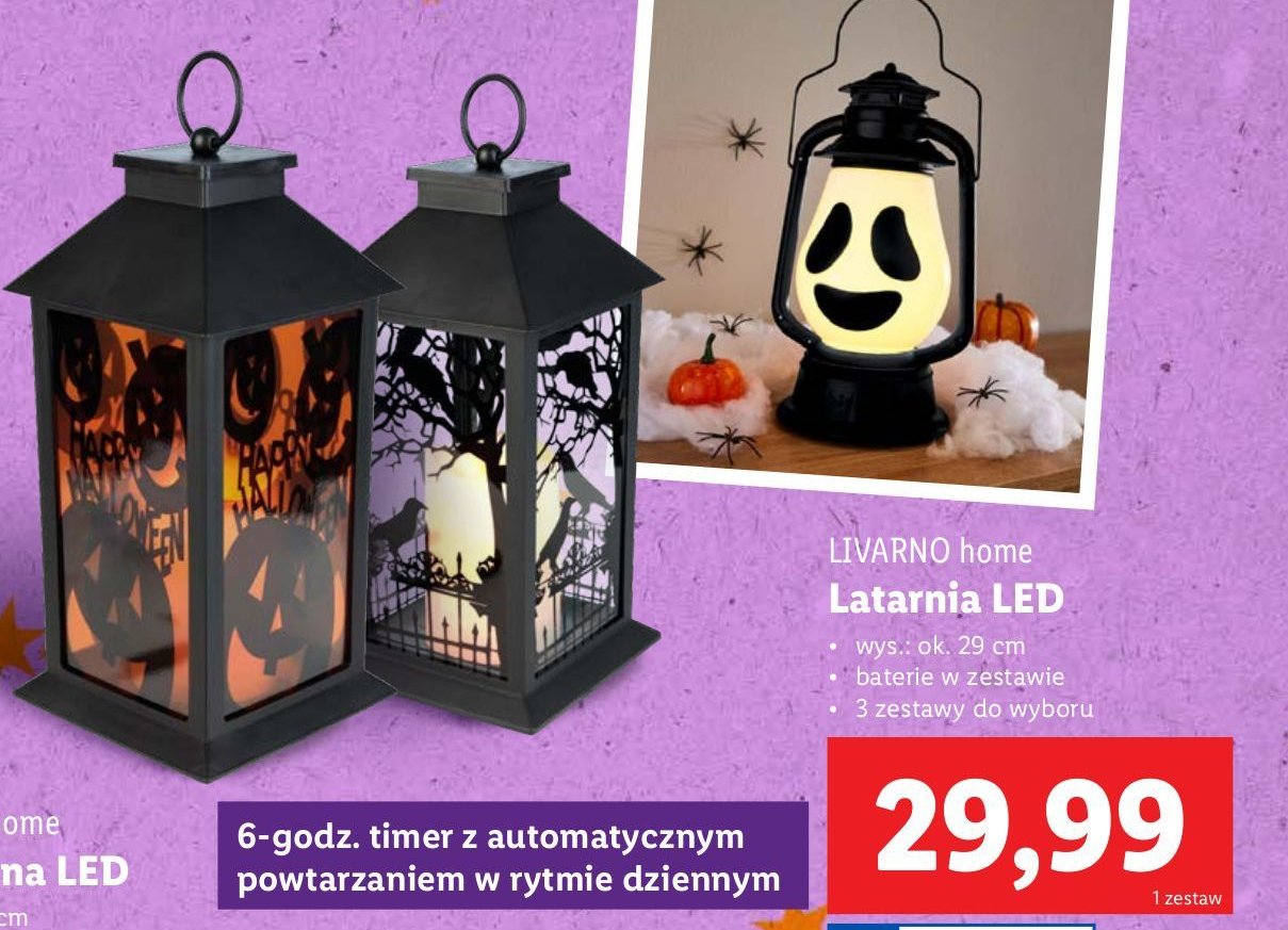 Latarnia led LIVARNO HOME promocja