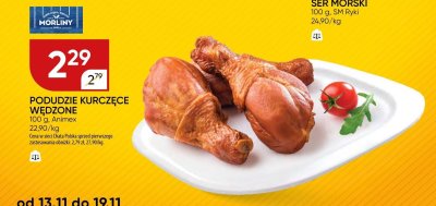 Podudzie kurczęce wędzone Morliny promocja w Chata Polska