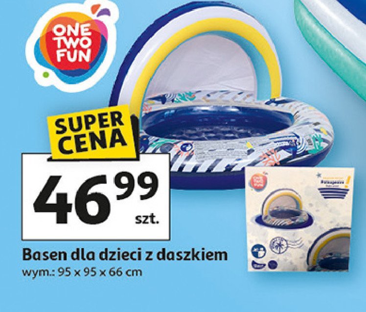 Basen dla dzieci z daszkiem One two fun promocja